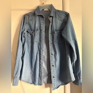 Denim Button Down Shirt